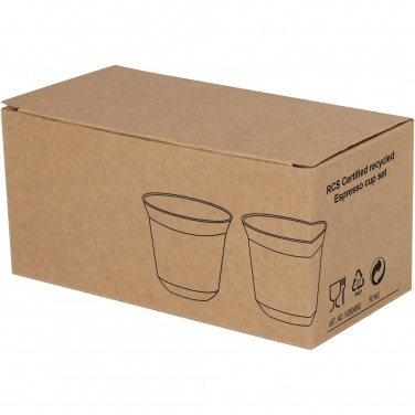 : Duo 80 ml RCS-zertifiziertes Espressotassen Set aus Edelstahl 