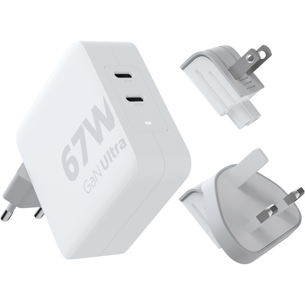 : Xtorm XVC2067 GaN Ultra 67 W Reiseladegerät mit 100 W USB-C PD-Kabel