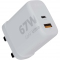 Xtorm XEC067G GaN² Ultra 67 W Wandladegerät mit UK-Stecker, Weiß