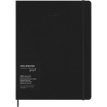 Moleskine 12 Monate Smart Planner Pro XL, Durchgehend schwarz