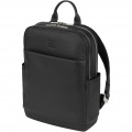 Moleskine Classic Pro Rucksack aus Leder, Durchgehend schwarz