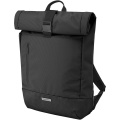 Moleskine Metro Rolltop Rucksack, Durchgehend schwarz