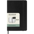 Moleskine Softcover 12 Monate Wochenkalender, Pocket-Format – Deutsch, Durchgehend schwarz