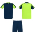 Juve Sport-Set Unisex , Fluorgrün / Marineblau