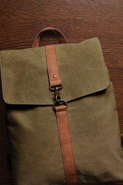 Logotrade Werbegeschenke das Foto: VINGA Bosler Rucksack aus GRS recyceltem Canvas