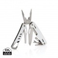 Solid Multitool mit Karabiner, Silber