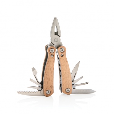 Logotrade Werbeartikel das Foto: Holz Mini-Multitool