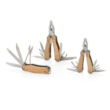 Logotrade Werbegeschenke das Foto: Holz Mini-Multitool