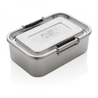 Logotrade Geschäftsgeschenke das Foto: Auslaufsichere Lunchbox aus RCS recyceltem Stainless Steel