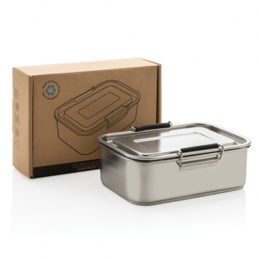 Logotrade Geschäftsgeschenke das Foto: Auslaufsichere Lunchbox aus RCS recyceltem Stainless Steel