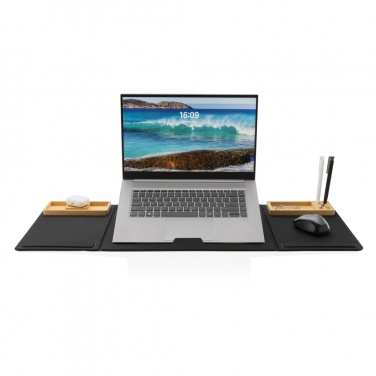 Logotrade werbemittel das Foto: Impact AWARE RPET faltbare Desk-Organizer mit Laptop-Ständer