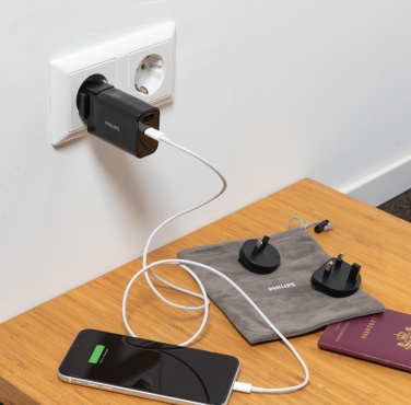 Logotrade Werbeartikel das Foto: Philips Ultra Fast PD Travel-Charger