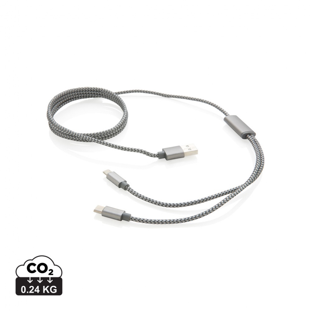 : 3-in-1 umwobenes Kabel