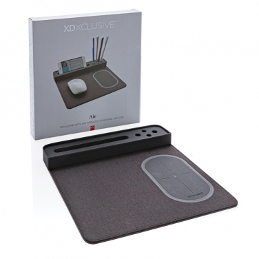 Logotrade Logogeschenke das Foto: Air Mousepad mit 5W Wireless Charger und USB