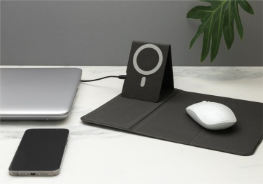 Logotrade Werbeartikel das Foto: Artic magnetischer 10W Wireless Charging Smartphonehalter