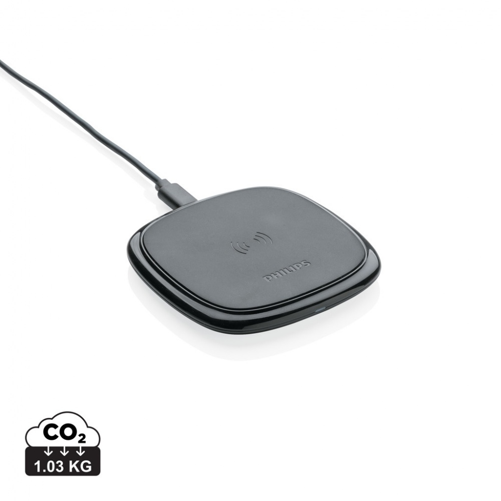 Logotrade Logogeschenke das Foto: Philips 10W Qi Wireless-Charger