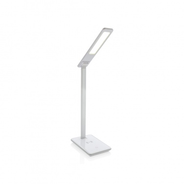 Logotrade Werbegeschenke das Foto: 5W Wireless Charging Schreibtischlampe