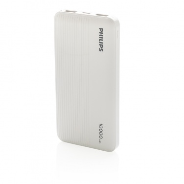 Logotrade Werbegeschenke das Foto: Philips 10.000 mAh Slim Powerbank