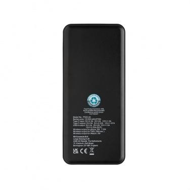 Logotrade Werbegeschenke das Foto: Fenwick 10.000mAh 3-in-1 Powerbank aus RCS recyceltem ABS