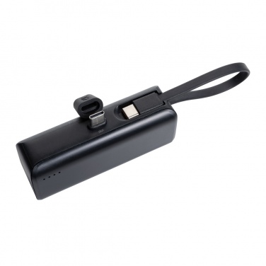 Logotrade Logogeschenke das Foto: Powerlink 3000mah Powerbank aus RCS rPlastic mit USB-C Kabel