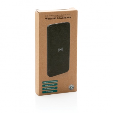 Logotrade werbemittel das Foto: Wireless Powerbank aus RCS Standard recyceltem Kunststoff