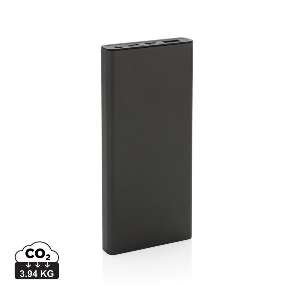 Logotrade Werbegeschenke das Foto: Terra RCS recycelte 18W-Aluminium-Powerbank 10.000mAh