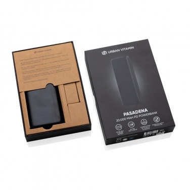 Logotrade Werbeartikel das Foto: Urban Vitamin Pasadena 20.000mAh 18W PD Powerbank