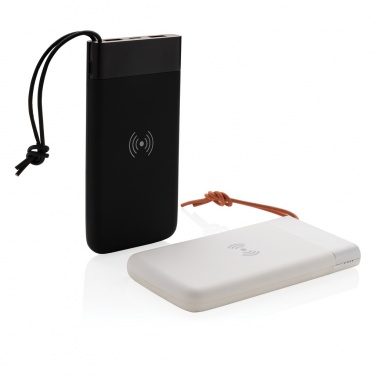 Logotrade Logogeschenke das Foto: Aria 8.000 mAh 5W Wireless Charging Powerbank