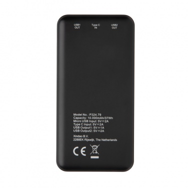 Logotrade Logogeschenke das Foto: High Density 10.000 mAh Pocket Powerbank