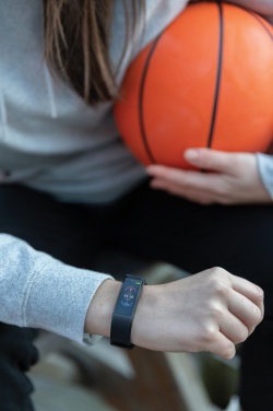 Logotrade Werbeartikel das Foto: Sense Fit Tracker aus RCS recyceltem TPU mit Pulsmesser