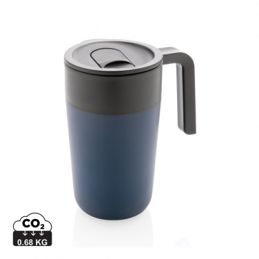 Logotrade Logogeschenke das Foto: GRS recycelte PP und Stainless Steel Tasse mit Griff