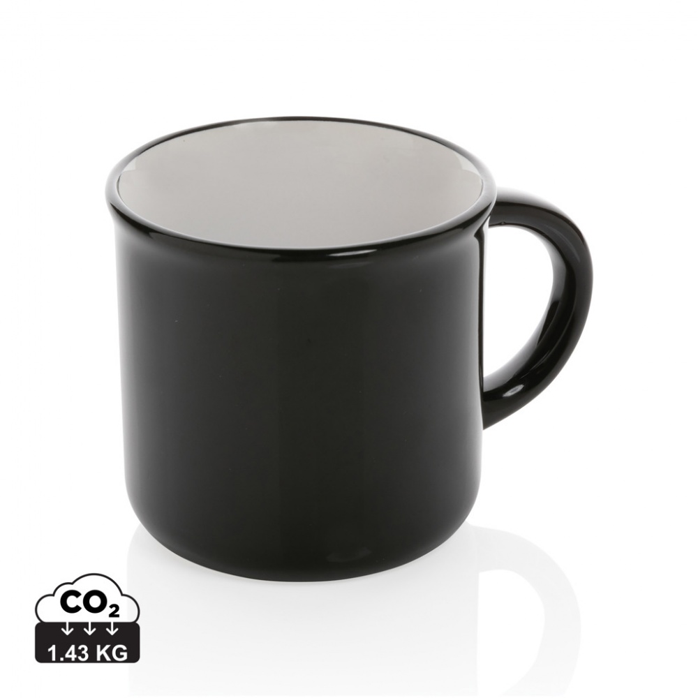 : Vintage Keramiktasse, 280ml