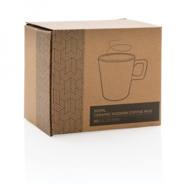 Logotrade Geschäftsgeschenke das Foto: Moderne Keramik Kaffeetasse, 300ml