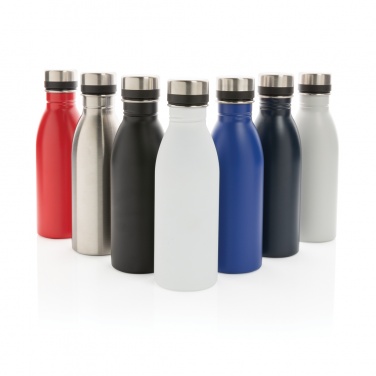 Logotrade Logogeschenke das Foto: Deluxe Wasserflasche aus RCS recyceltem Stainless-Steel