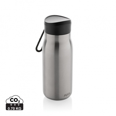 Logotrade Werbeartikel das Foto: Avira Ain 150ml Reiseflasche aus RCS rec. Stainless-Steel