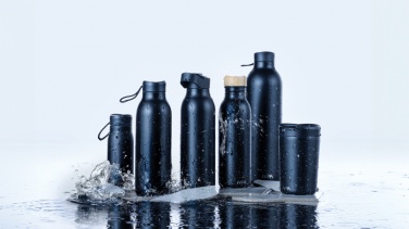 Logotrade Logogeschenke das Foto: Avira Alcor 600ml Wasserflasche aus RCS rec. Stainless-Steel