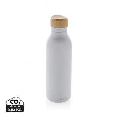 Logotrade Geschäftsgeschenke das Foto: Avira Alcor 600ml Wasserflasche aus RCS rec. Stainless-Steel