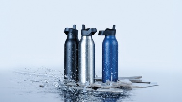 Logotrade Logogeschenke das Foto: Avira Ara RCS Re-Steel Fliptop Wasserflasche 500ml