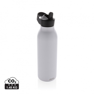 Logotrade Werbeartikel das Foto: Avira Ara RCS Re-Steel Fliptop Wasserflasche 500ml