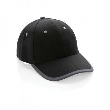 Logotrade Werbeartikel das Foto: Impact AWARE™ 280gr Brushed rCotton 6 Panel Kontrast-Cap