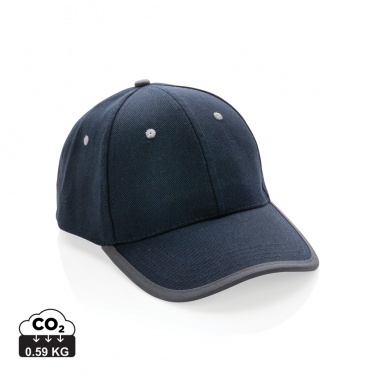 Logotrade Werbegeschenke das Foto: Impact AWARE™ 280gr Brushed rCotton 6 Panel Kontrast-Cap