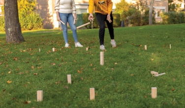 Logotrade Firmengeschenke das Foto: Kubb Outdoor Wurfspiel aus Holz