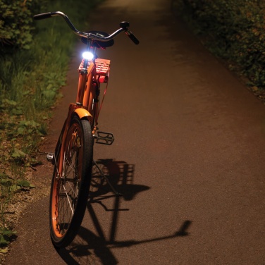 : Lumino USB Fahrradlicht-Set aus RCS recyceltem Kunststoff