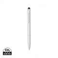 Kymi Stift mit Stylus aus RCS recyceltem Aluminum, Silber