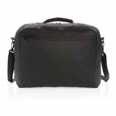 Logotrade Werbegeschenke das Foto: Fashion schwarze 15,6" Laptoptasche, PVC-frei