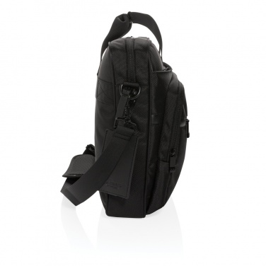 Logotrade Werbegeschenke das Foto: Swiss Peak RPET Voyager RFID 15.6" Laptoptasche