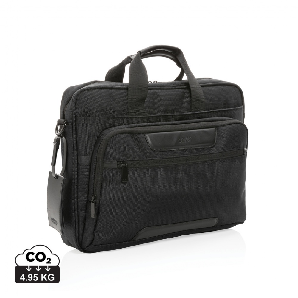 Logotrade Firmengeschenke das Foto: Swiss Peak AWARE™ RPET Voyager 15.6" Laptop-Tasche