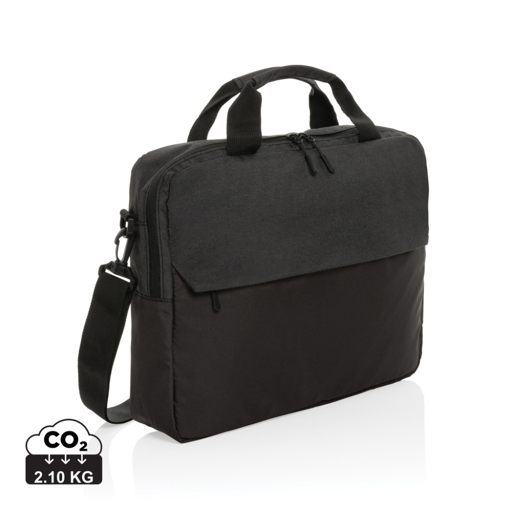 Logotrade Firmengeschenke das Foto: Kazu AWARE™ 15,6" RPET Laptop-Tasche