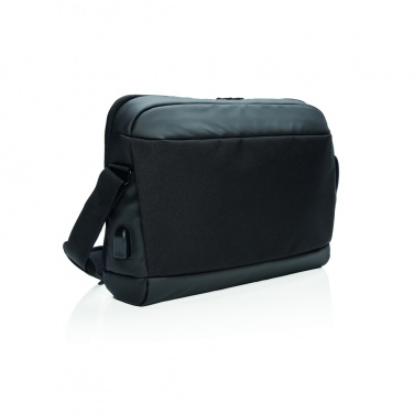 Logotrade Werbeartikel das Foto: Madrid RFID USB 15.6" Laptoptasche, PVC-frei