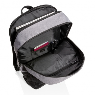 Logotrade Werbegeschenke das Foto: Moderner 15.6" USB & RFID Laptop-Rucksack, PVC-frei